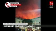 Reportan incendio en la colonia Nueva Vallejo en CdMx; servicios de emergencia arriban al lugar