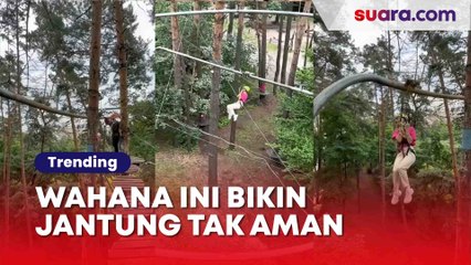 Wahana ini Bikin Jantung Tak Aman, Warganet: Roller Coaster Versi Low Budget