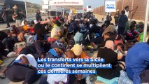 Lampedusa sature, les migrants transférés vers d'autres îles siciliennes