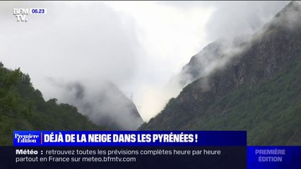 Après 4 jours de canicule, la neige est de retour dans les Pyrénées