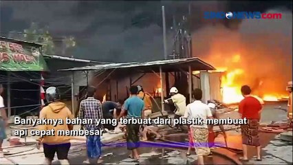 Diduga Akibat Bakar Sampah, 5 Rumah dan Gudang Limbah di Bekasi Ludes Terbakar