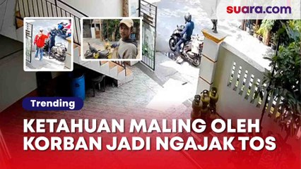 Kocak! Gagal Curi Motor, Pencuri ini Malah Ajak Tos Korbannya