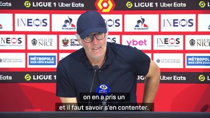Laurent Blanc : "Un bon point pour Lyon"