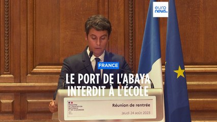 Le gouvernement français interdit l'abaya à l'école au nom de la laïcité