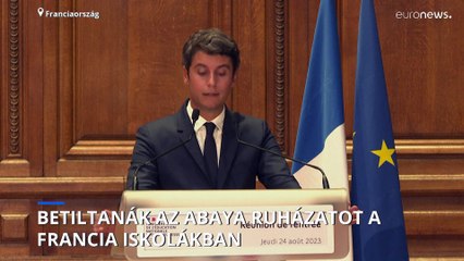 Betiltanák a muszlim abaya ruházat viselését a francia iskolákban