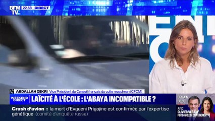 Interdiction de l'abaya à l'école - Colère du Conseil Français du Culte Musulman : "Ce n'est pas une tenue religieuse, c'est une forme de mode. Nous sommes dans un pays de droit !"