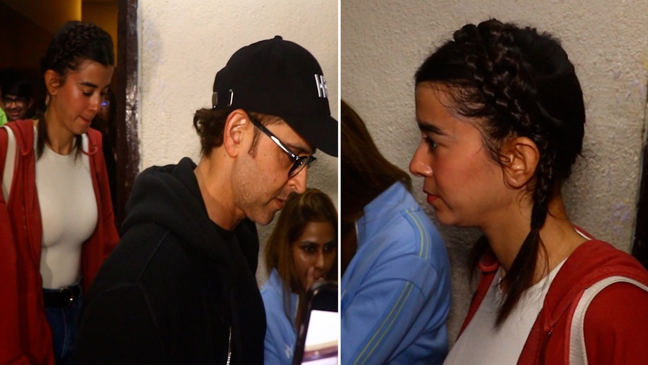 Hrithik Roshan और Saba Azad निकले Movie Date पर, Fans और Paps की भीड़ में बुरी तरह घिरे! |FilmiBeat