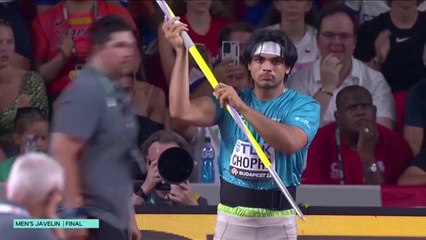 Neeraj Chopra Faisant Histoire en Remportant le Premier Titre Mondial d'Inde 🥇