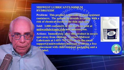 Midwest Lubricants Sodium Hydroxide A Risk to Children