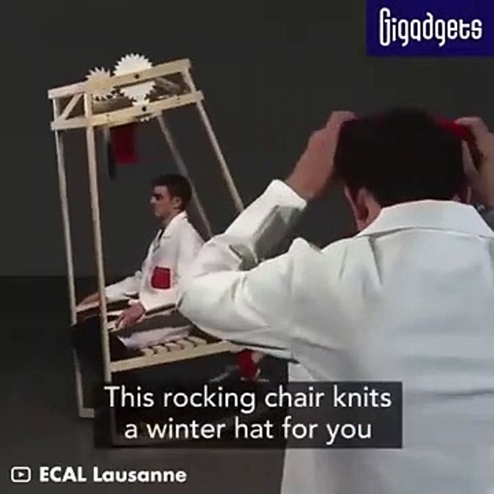 Rocking Knit combines a rocking chair #shorts #viral #shortsvideo #video #innovationhub
