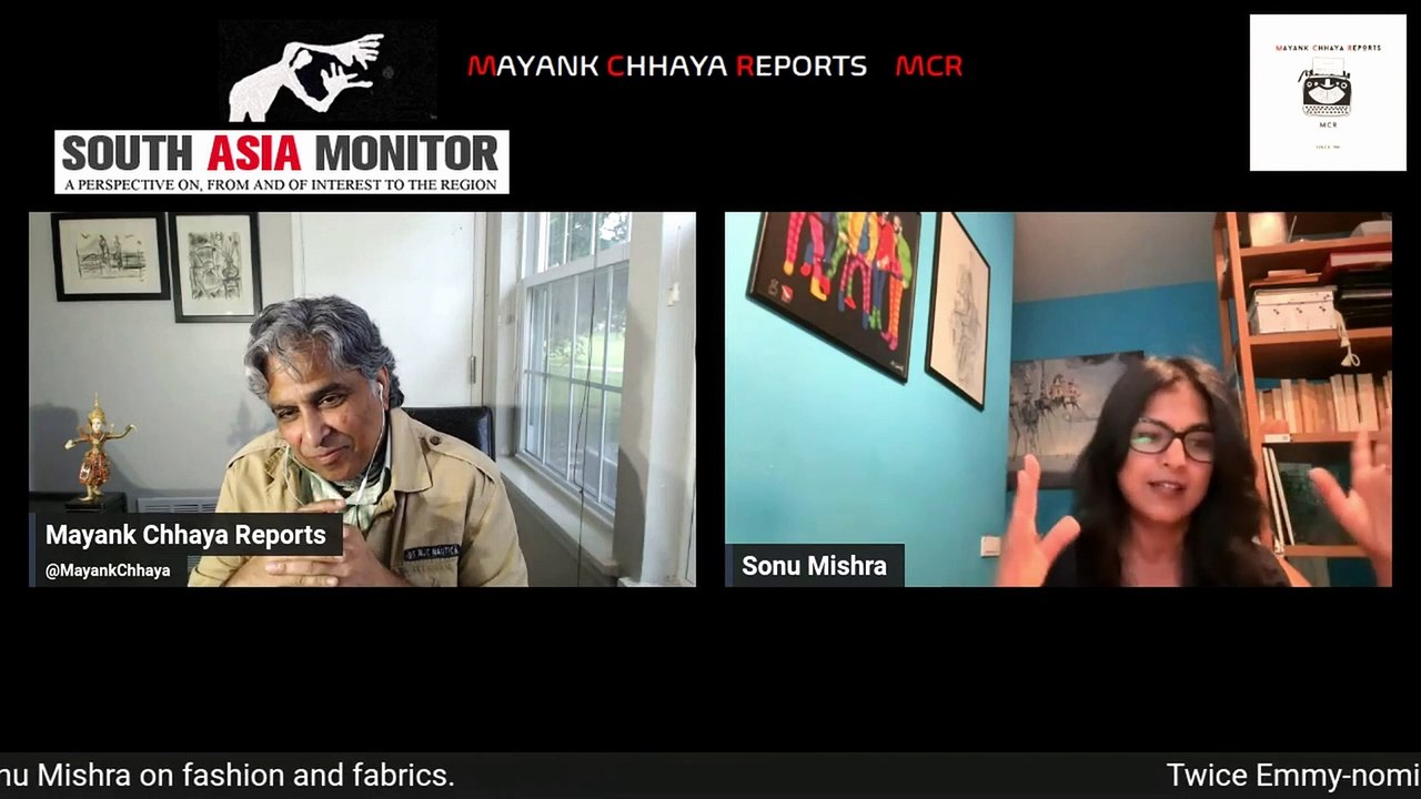 Sonu Mishra, twice Emmy-nominated, Rome-based Indian costume designer, speaks with Mayank Chhaya on fabrics and fashion | SAM Conversation