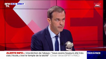 Interdiction de l'abaya: Olivier Véran affirme que "l'école, c'est laïc"
