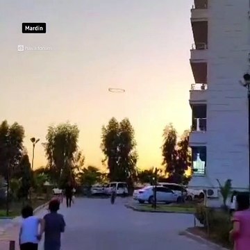 Gizemli cisim merak yarattı! Mardin'de kameraya takıldı