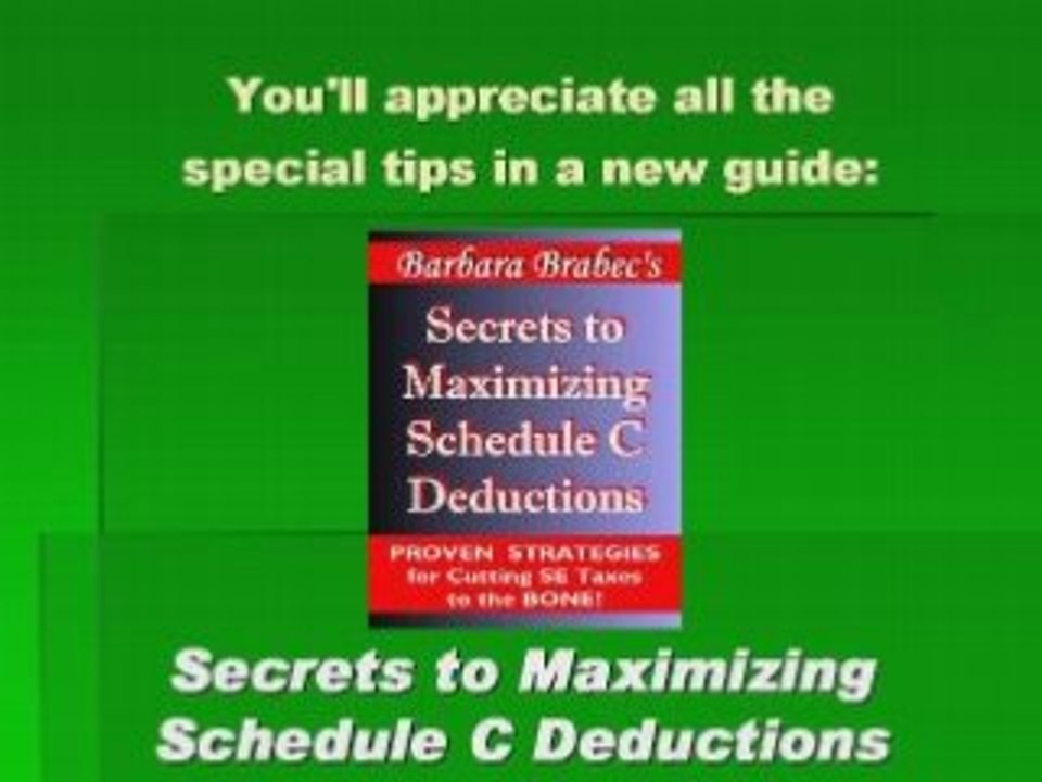 Tax Deductions for Federal Income Tax