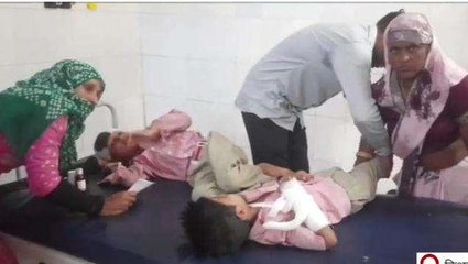 अलवर: स्कूली बच्चों से भरी बस हुई दुर्घटनाग्रस्त, 7 बच्चे हुए घायल, मची चीख पुकार