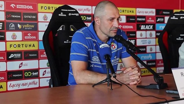 Kraków - konferencja prasowa Radosław Sobolewski