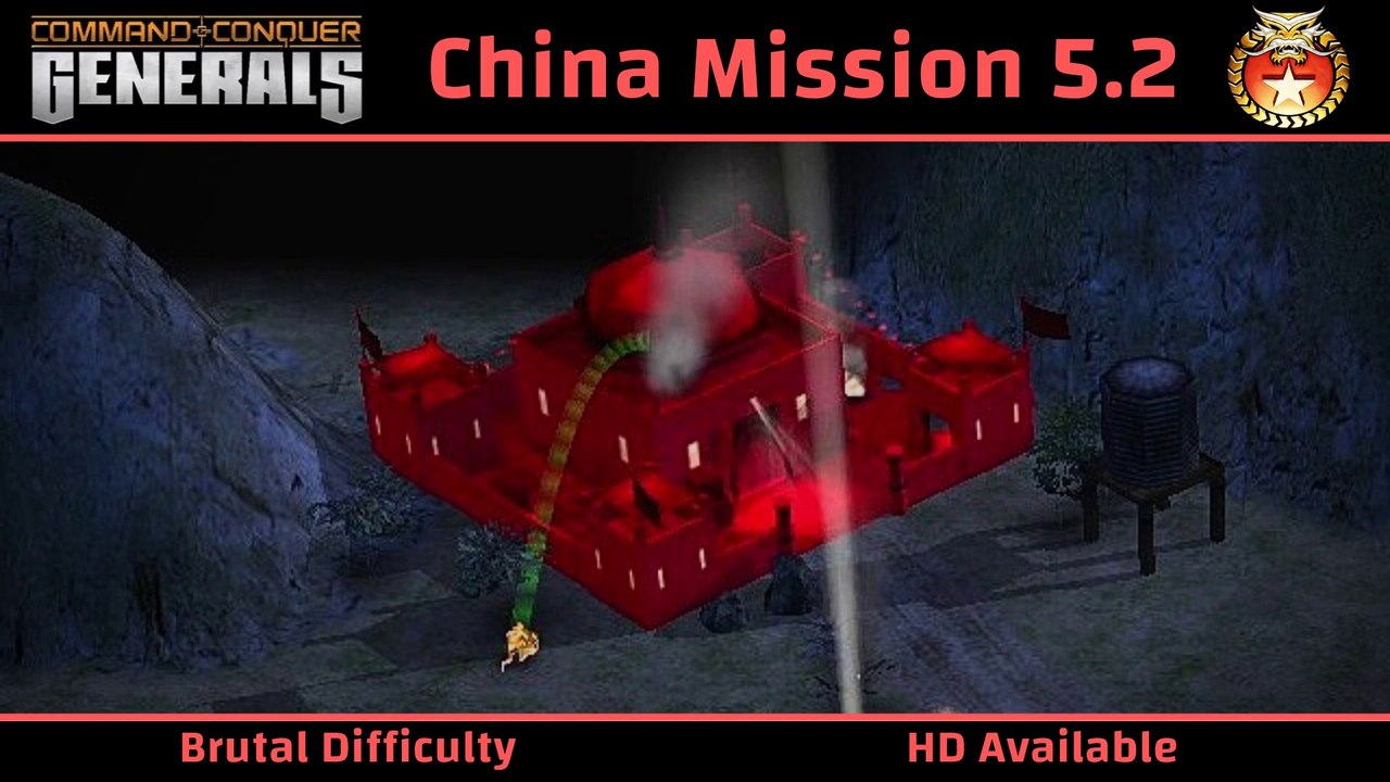 How to Beat C&C Generals China Mission 5: Scorched Earth Pt 2/2 - Brutal - HD