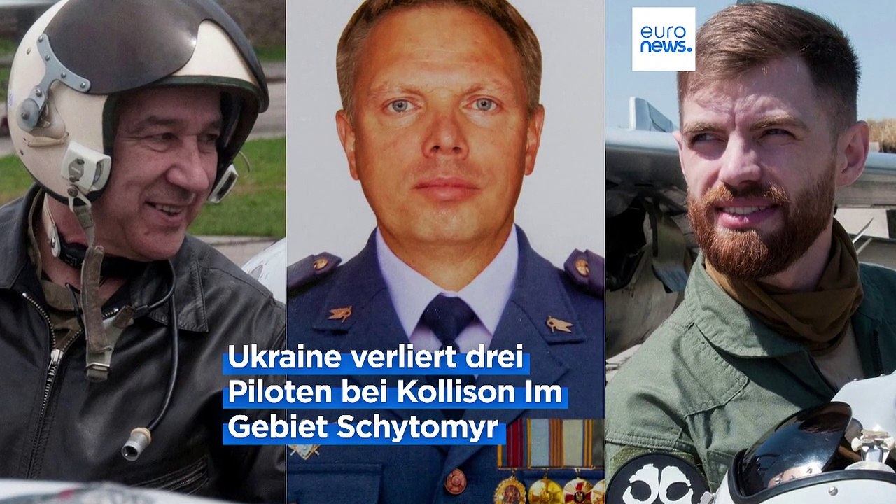 Ukraine trauert um 3 Piloten - Selenskyj verspricht lückenlose Aufklärung