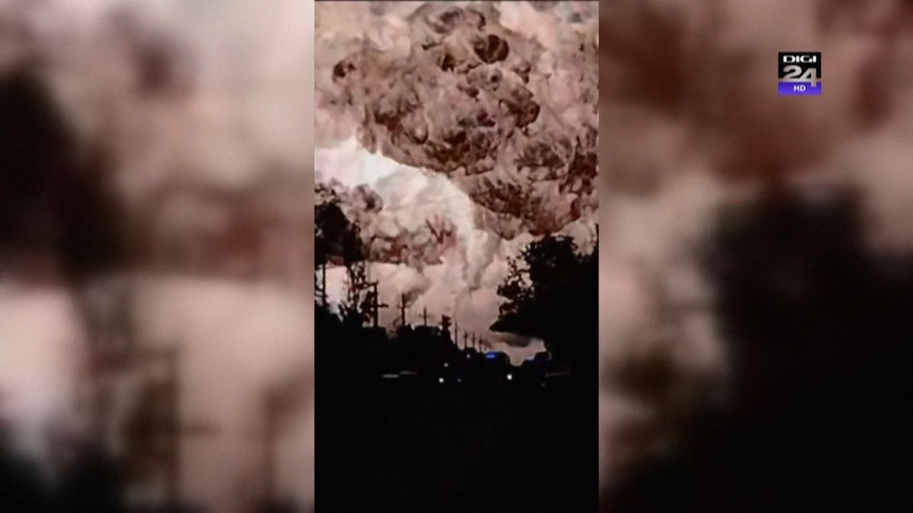 Explosion an Flüssiggastankstelle in Rumänien