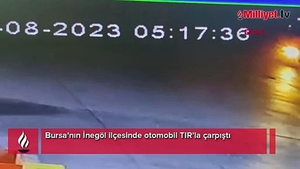 Otomobil, TIR'a arkadan çarptı! Ölü ve yaralılar var