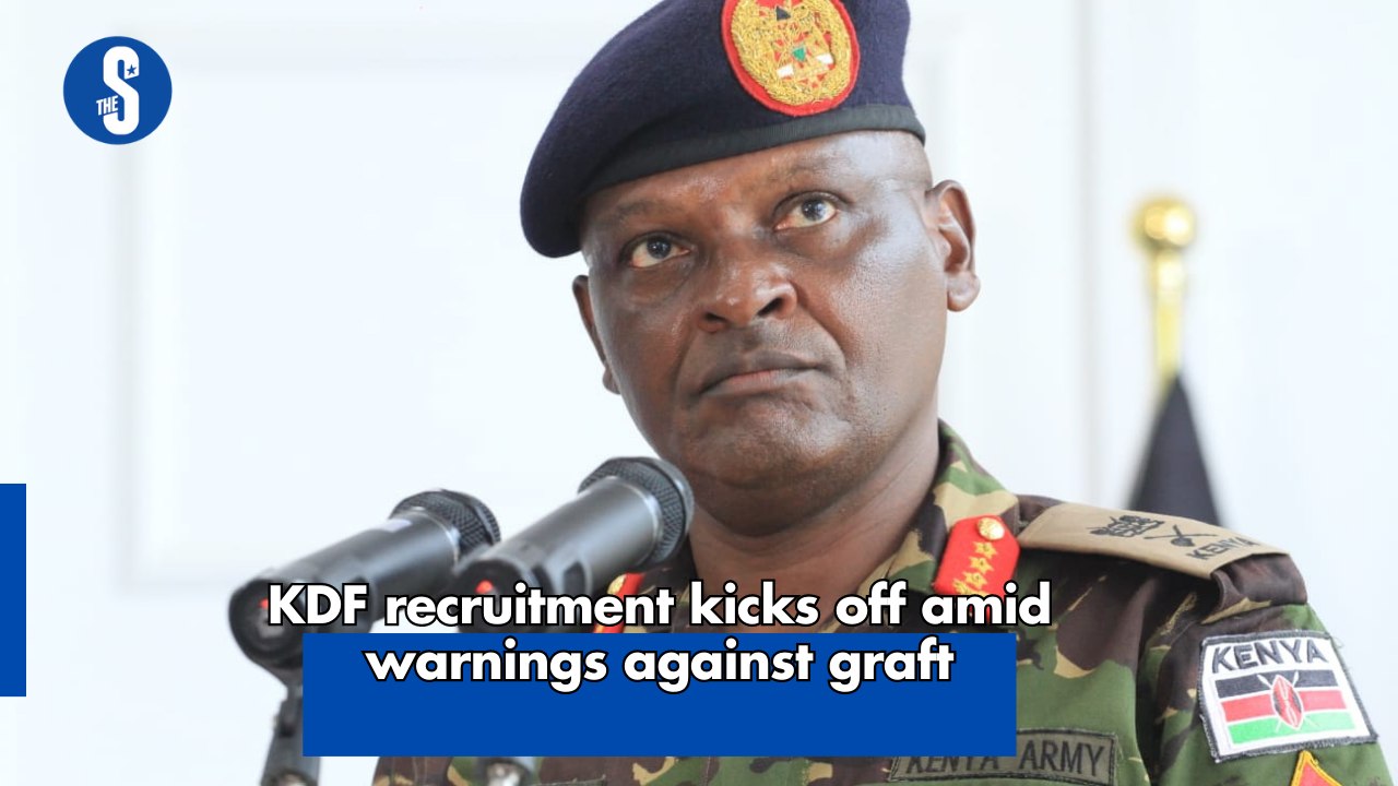 KDF recruitment kicks off amid warnings against graft video Dailymotion