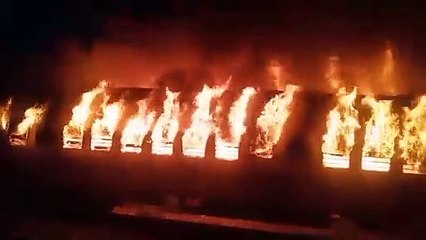मदुरै ट्रेन अग्निकांड: कोच के अंदर 500 व 200 रुपए के जले हुए नोट मिले