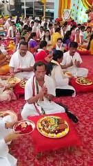 Bhaktas performing Sadguru #Aarti  #AniruddhaBapu
