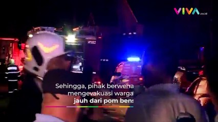 VIDEO 2 Ledakan di SPBU, Puluhan Petugas Disambar Api