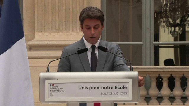 Gabriel Attal souhaite éviter une rupture de confiance entre les familles modestes ou de classe moyenne et l'école de la République