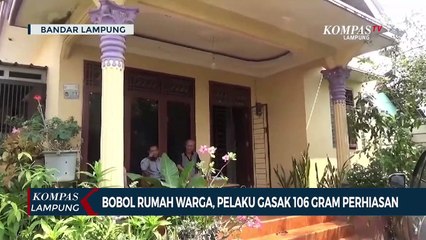 Bobol Rumah Warga, Pelaku Gasak 106 Gram Perhiasan