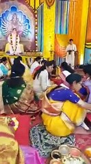 Bhaktas performing #Paduka Poojan  Sadguru #AniruddhaBapu