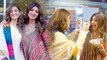 Shilpa Shetty ने अपनी दोस्त के साथ जमकर खाई मिठाई और रगडे का भी लिया लुफ्थ