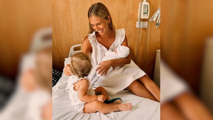 La 'influencer' Lucía Bárcena da la bienvenida a Leonora, su segunda hija