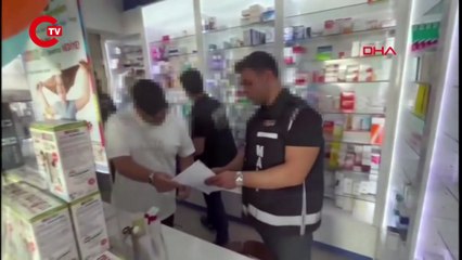 İstanbul'da eczacı kalfalarına operasyon 5 milyon lira değerinde ilaç ele geçirildi!