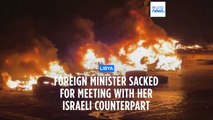 Libyans protest at minister's meeting with Israeli counterpart