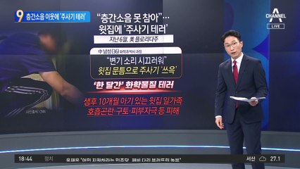 美 층간소음 이웃집에 주사기로 ‘화학 테러’