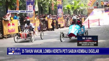 35 Tahun Vakum, Lomba Kereta Peti Sabun Kembali Digelar di Kota Bandung!