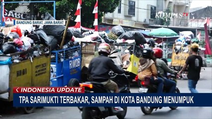 Sampah Makin Menumpuk di Ruas Jalan Kota Bandung!