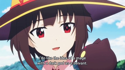 Megumin Names Her Familiar Chomusuke - Konosuba: An Explosion On This Wonderful World [English Sub]