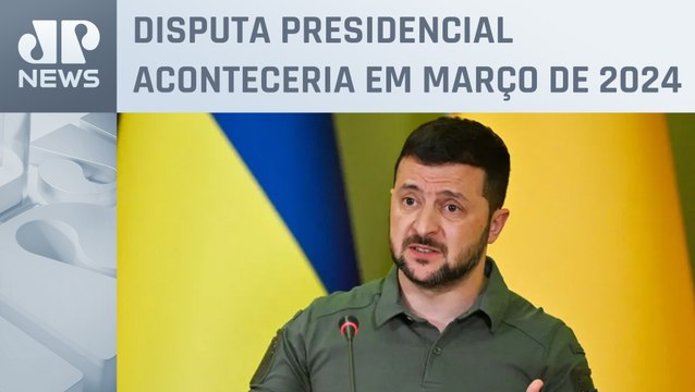 Zelensky diz que eleições na Ucrânia podem acontecer durante a guerra