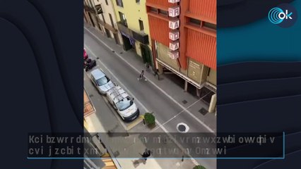 Cuatro jóvenes de origen extranjero protagonizan una brutal pelea con cuchillos en Gerona
