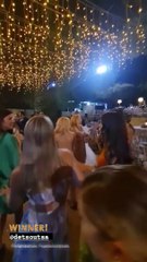 Η Δέσποινα Τσούτσα έπιασε την ανθοδέσμη στον γάμο της Ευγενίας Δημητροπούλου