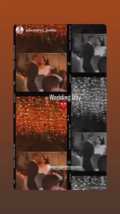 Στη δεξίωση του γάμου της Δημητροπούλου