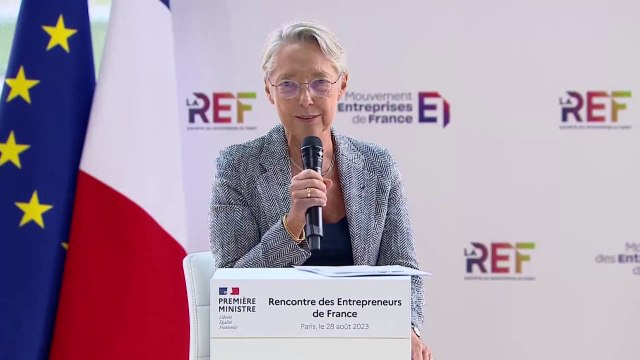 Élisabeth Borne sur la CVAE: La totalité de cet impôt sera supprimée avant la fin du quinquennat