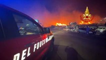 Palermo e provincia, 45 interventi dei vigili del fuoco in poche ore