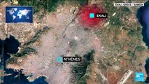 Grèce : des centaines de pompiers toujours mobilisés contre les incendies