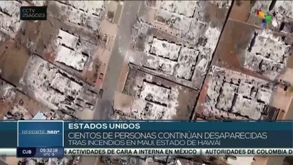 Reporte 360º 28-08: EE. UU. reporta desaparecidos por incendios forestales en Hawái