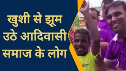 सोनभद्र :स्प्रिंकलिग स्माइल ने आदिवासी ग्रामीणों के चेहरे पर बिखेरी मुस्कान