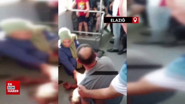 Elazığ'da otobüs şoförü fenalaşan yolcuyu hastaneye yetiştirdi