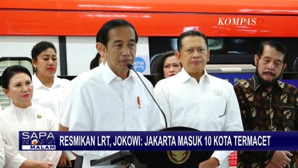 Jokowi Curhat saat Resmikan LRT Jabodebek: Jakarta Selalu Masuk 10 Kota Termacet Dunia!